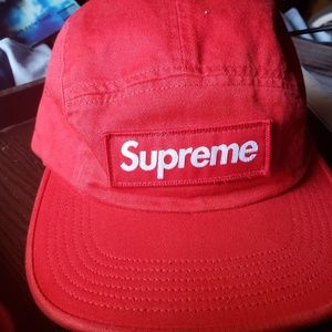 Supreme camp cap rare red